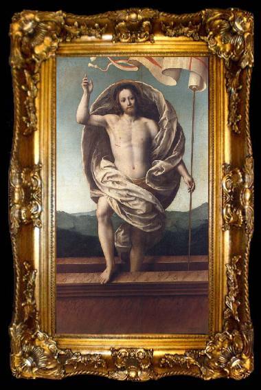 framed  Gaudenzio Ferrari Christ Rising From the Tomb, ta009-2